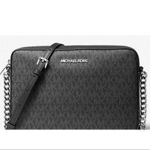 Michael Kors Large Jet Set East West Crossbody Black